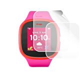 Alcatel Movetime MT30G Saat Ekran Koruyucu Şeffaf TPU Film 2 Adet