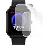 Amazfit Bip U Pro 40mm Ekran Koruyucu Tam Kaplama TPU Film 2 Adet