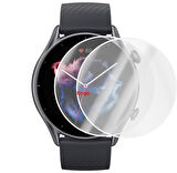 Amazfit GTR 3 Saat Ekran Koruyucu Tam Kaplama TPU Film 2 Adet