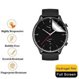 Amazfit GTS 2e 42mm Saat Ekran Koruyucu Tam Kaplama TPU Film 2 Adet