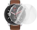 Amazfit GTR 47 MM Ekran Koruyucu Tam Kaplama TPU Film 2 Adet