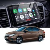Honda City 8 inç Navigasyon Uyumlu Ekran Koruyucu Şeffaf Nano