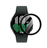 Samsung Galaxy Watch 4 Ekran Koruyucu Watch4 44mm Tam Kaplama 