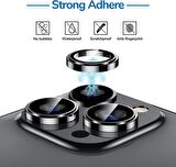 iPhone 14 Pro Max Lens Koruyucu Temperli Alüminyum Alaşımlı Halka