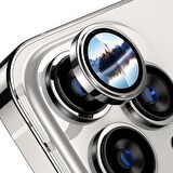 iPhone 14 Pro Max Lens Koruyucu Temperli Alüminyum Alaşımlı Halka