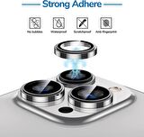 iPhone 14 Pro Max Lens Koruyucu Temperli Alüminyum Alaşımlı Halka