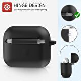 Apple AirPods Kılıf 3.Nesil Uyumlu Kablosuz Şarj Destekli Kılıf