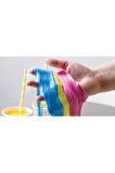 Erbek Plastik Slime Oyun Jeli Yuvarlak Kutu Yumtoys Polymer Slime Eğitici Oyun