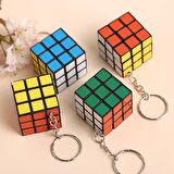 Mini Rubik Zeka Küpü (sabır Küpü) 3x3 Anahtarlık