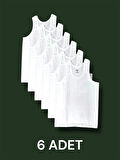 Askılı Erkek Atlet Pamuklu 6'lı Paket