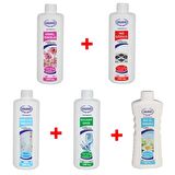 Ersağ Genel Temizlik + Banyo WC Temizleyici + Bulaşık Sıvısı + Sıvı Sabun + Yağ Çözücü