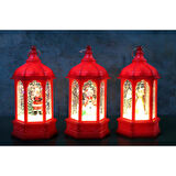 Yılbaşı Temalı Işıklı Kar Küresi