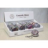 Taşlı El Aynası Anahtarlık