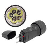 ŞARJLI 5 POWER LEDLİ EL FENERİ (4457)