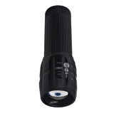 POWER LEDLİ PİLLİ ZOOMLU+FLASH ÖZELLİKLİ EL FENERİ (4457)