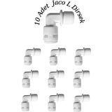 10 Adet Su Arıtma Filtre Bağlantı L Dirsek 1/4 - 6 mm (Jaco - Vidalı Bağlantı)