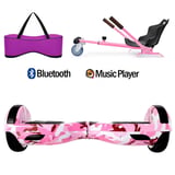 Citymate Elektrikli Kaykay Hoverboard Akıllı Denge 6.5 Inch + HoverKart + Çanta EXTREM PAKET D05
