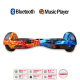 Citymate Elektrikli Kaykay Hoverboard Akıllı Denge 6.5 Inch + HoverKart + Çanta EXTREM PAKET D10