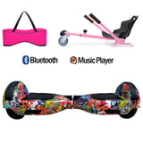 Citymate Elektrikli Kaykay Hoverboard Akıllı Denge 6.5 Inch + HoverKart + Çanta EXTREM PAKET D11