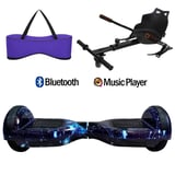 Citymate Elektrikli Kaykay Hoverboard Akıllı Denge 6.5 Inch + HoverKart + Çanta EXTREM PAKET D12