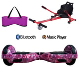 Citymate Elektrikli Kaykay Hoverboard Akıllı Denge 6.5 Inch + HoverKart + Çanta EXTREM PAKET D13
