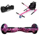 Citymate Elektrikli Kaykay Hoverboard Akıllı Denge 6.5 Inch + HoverKart + Çanta EXTREM PAKET D13