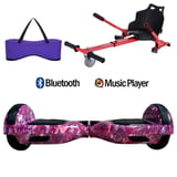 Citymate Elektrikli Kaykay Hoverboard Akıllı Denge 6.5 Inch + HoverKart + Çanta EXTREM PAKET D13
