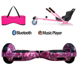 Citymate Elektrikli Kaykay Hoverboard Akıllı Denge 6.5 Inch + HoverKart + Çanta EXTREM PAKET D13