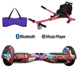 Citymate Elektrikli Kaykay Hoverboard Akıllı Denge 6.5 Inch + HoverKart + Çanta EXTREM PAKET D16