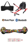 Citymate Elektrikli Kaykay Hoverboard Akıllı Denge 6.5 Inch + HoverKart + Çanta EXTREM PAKET D22