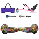 Citymate Elektrikli Kaykay Hoverboard Akıllı Denge 6.5 Inch + HoverKart + Çanta EXTREM PAKET D022