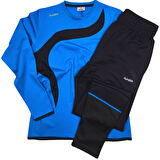 FUBA SAX MAVİ DALGIÇ KUMAŞ ANT EŞOFMAN TAKIMI