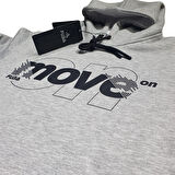 FUBA KAPŞONLU SWEAT MOVE GRİ