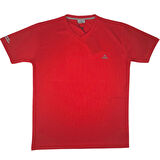 FUBA ERKEK V YAKA KIRMIZI TİŞÖRT