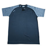 Fuba Erkek Sıfır Yaka Tişört İnt Siyah