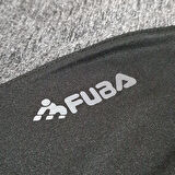 Fuba Erkek Sıfır Yaka Tişört İnt Siyah