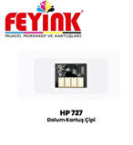 Feyink® Hp 727 (F9J77A)-(B3P20A) Magenta (M) Çip 300ml T920/T930/T1500/T2500/T2530 Chip							