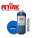 Feyink® Forni Ecosolvent Dijital Baskı Mürekkebi Epson DX5 Kafa Uyumlu Cyan (Mavi) -1000ml-