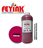 Feyink® Forni Ecosolvent Dijital Baskı Mürekkebi Epson DX5 Kafa Uyumlu Magenta (Kırmızı) -1000ml-