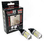 FEMEX Pemium T20 7440 9w Led Ampul Tek Duy Beyaz 2835 Chip Mercekli