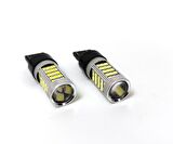 FEMEX Pemium T20 7440 9w Led Ampul Tek Duy Beyaz 2835 Chip Mercekli