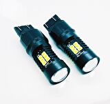 FEMEX Platinum T20-7440-15W- Dipsiz Tek Duy Led Ampul Beyaz Mercekli