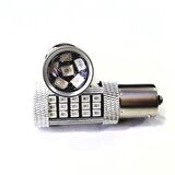 FEMEX Premium P21W-1156-9W- Tek Duy Led Ampul Kırmızı Mercekli