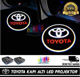 Toyota Araçlar İçin Pilli Yapıştırmalı Kapı Altı Led Logo