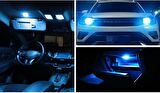 FEMEX T10 3030 Chip 12Ledli Buz Mavi Turkuaz Led Ampul Aktif Canbus