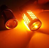 FEMEX Premium P21W-1156-BA15S-9W  Tek Duy Oto Led Sinyal Gündüz Ampulu