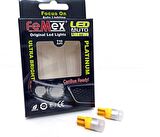 FEMEX Platinum T10 3030 Chip 1Ledli 250 Lumen Turuncu Led Ampul Aktif Canbus