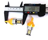 FEMEX T20 7440/7443 Tek Duy/Çit Duy 3030 Chip 24smd Turuncu Led Turuncu
