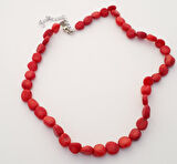 STONEAGE JEWELLERY Kadın Kolye Kırmızı Mercan