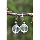 STONEAGE Kadın Top Kristal Küpe